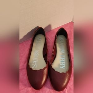 Sam and Libby Leather Flats size 9.5